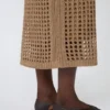 Mesh cotton skirt, desert Mesh cotton skirt, desert
