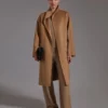 Midi cashmere cardigan coat, camel Midi cashmere cardigan coat, camel