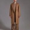 Midi cashmere cardigan coat, camel Midi cashmere cardigan coat, camel
