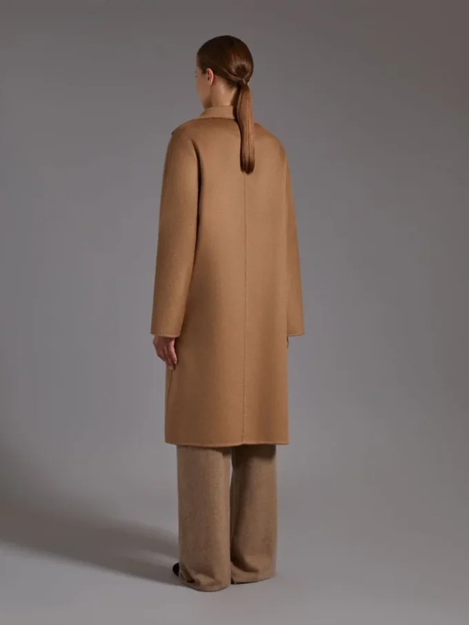 Midi cashmere cardigan coat, camel Midi cashmere cardigan coat, camel