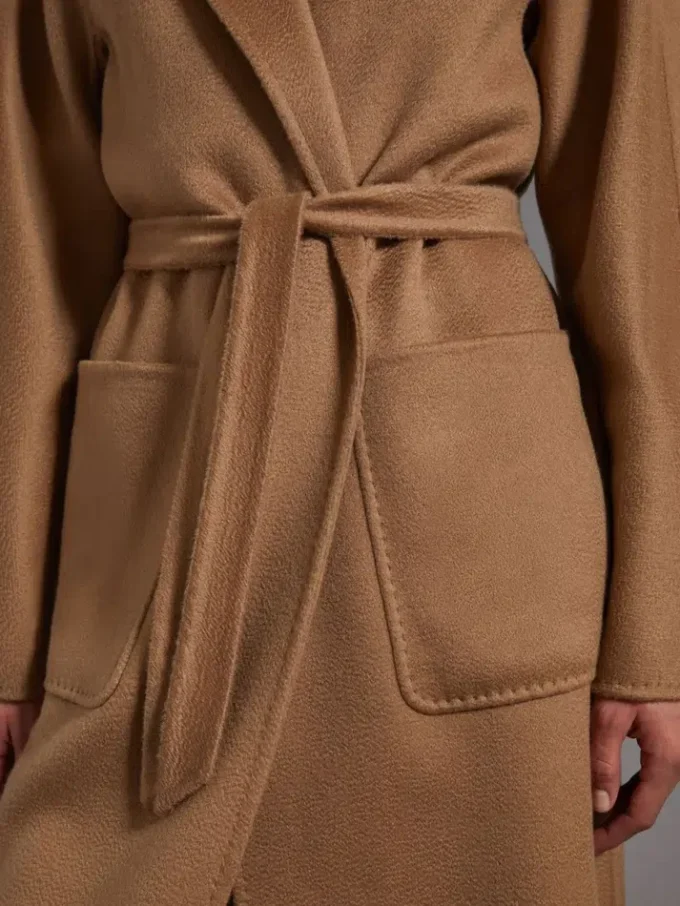Midi cashmere cardigan coat, camel Midi cashmere cardigan coat, camel