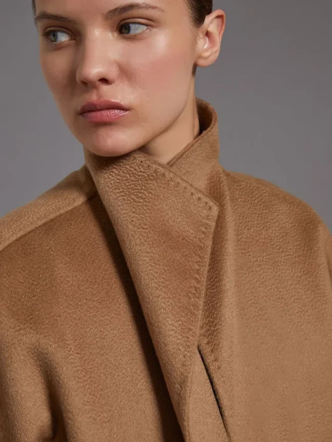 Midi cashmere cardigan coat, camel Midi cashmere cardigan coat, camel