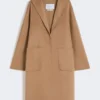 Midi cashmere cardigan coat, camel Midi cashmere cardigan coat, camel