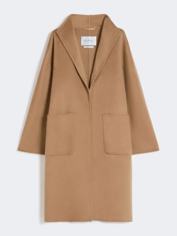 Midi cashmere cardigan coat, camel Midi cashmere cardigan coat, camel