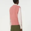 Mohair-blend gilet, antique rose