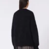 Mohair cardigan, black Mohair cardigan, black