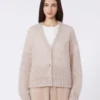 Mohair cardigan, sand Mohair cardigan, sand