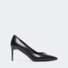 Nappa leather court shoes, black Nappa leather court shoes, black