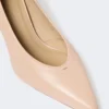 Nappa leather court shoes, pink Nappa leather court shoes, pink