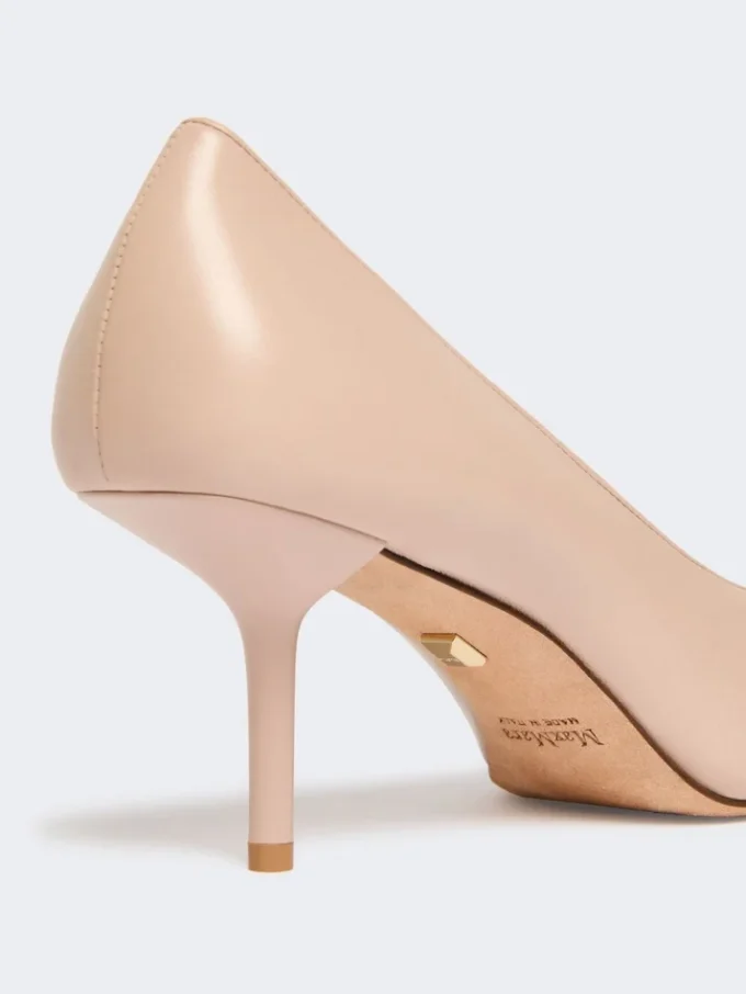 Nappa leather court shoes, pink Nappa leather court shoes, pink