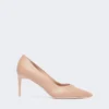Nappa leather court shoes, powder Nappa leather court shoes, powder
