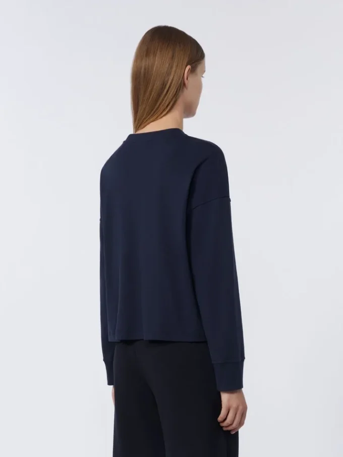 Oversized jersey t-shirt, ultramarine