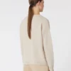 Oversized wool and cashmere sweater, albino