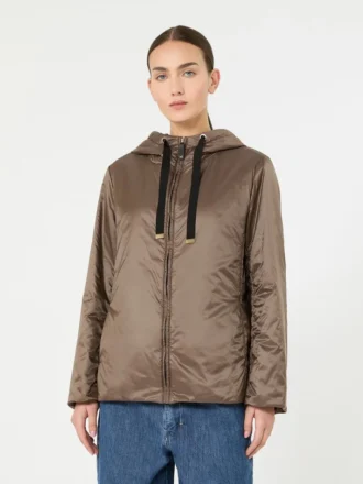 padded water repellent canvas hooded jacket hazelnut brown 2 330x440 - Padded water-repellent canvas hooded jacket, hazelnut brown