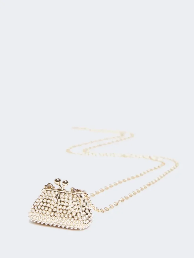 Pasticcino bag-pendant necklace, gold