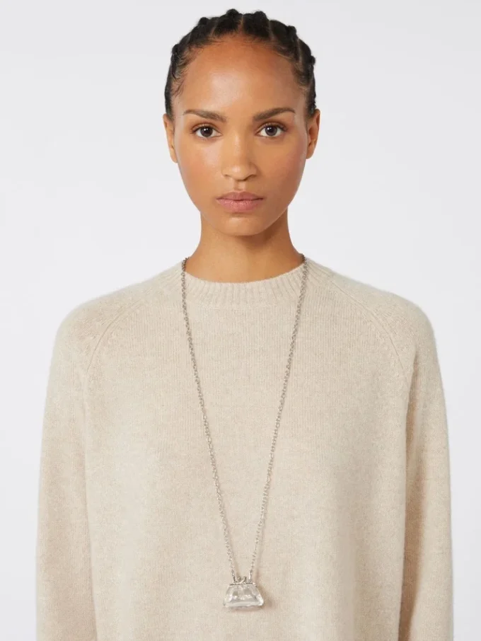 Pasticcino bag-pendant necklace, transparent