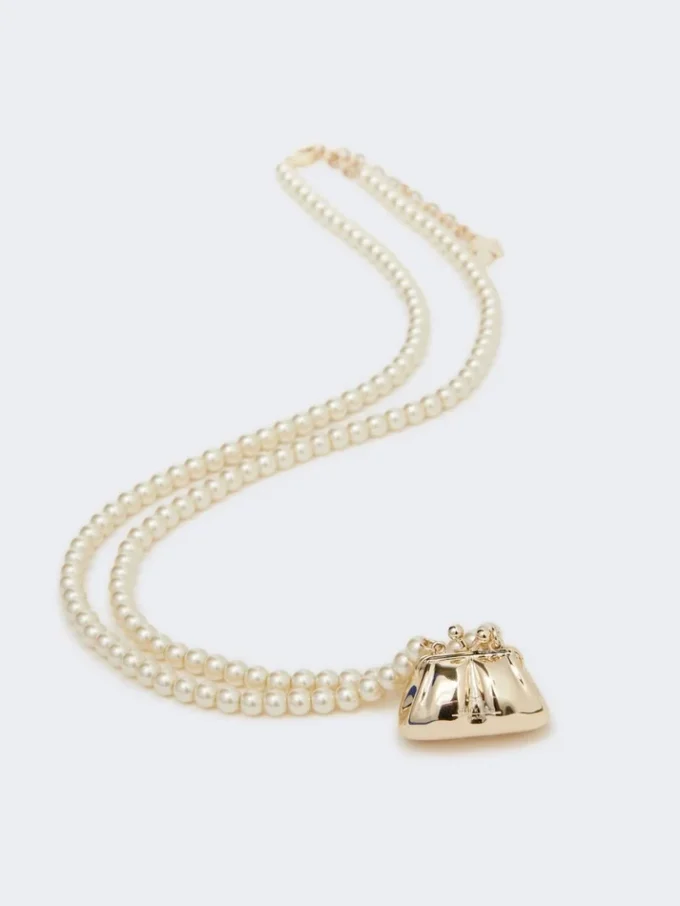 Pasticcino-pendant choker necklace, gold Pasticcino-pendant choker necklace, gold