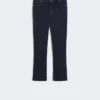 Perfect-fit mini flare jeans, ultramarine
