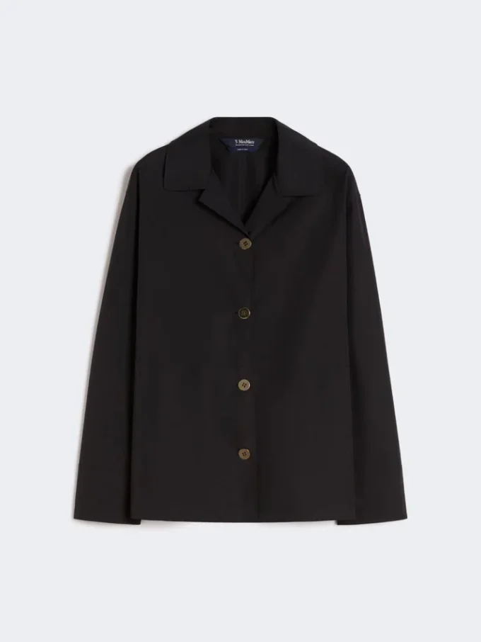 Poplin shirt, black