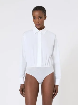 poplin shirt bodysuit optical white 2 330x440 - Poplin shirt bodysuit, optical white