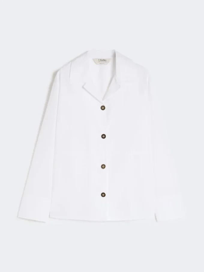 Poplin shirt, white