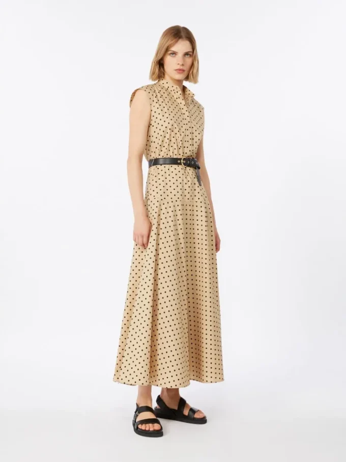 Printed poplin shirt dress, colonial Printed poplin shirt dress, colonial