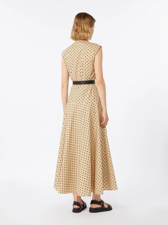 Printed poplin shirt dress, colonial Printed poplin shirt dress, colonial