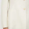 Pure linen blazer, beige
