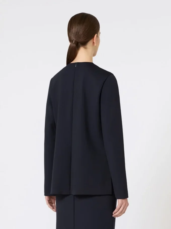 Scuba jersey crew-neck t-shirt, ultramarine