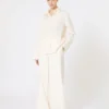 Scuba jersey trousers, ivory Scuba jersey trousers, ivory