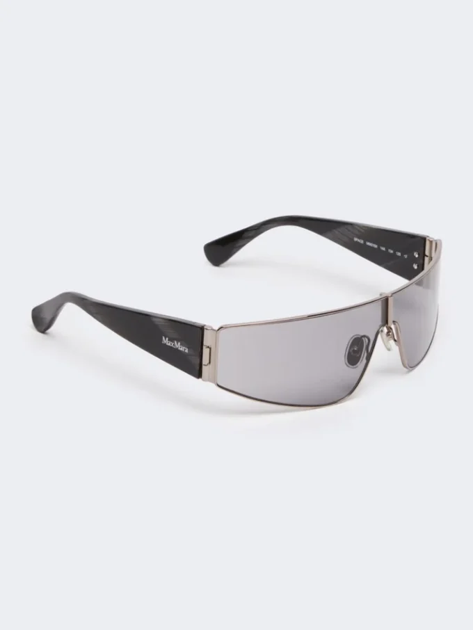 Shield sunglasses, black