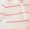 Silk and wool yarn jumper, white Silk and wool yarn jumper, white