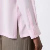Silk charmeuse blouse, pink