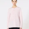 Silk crepe de chine blouse, pink