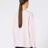 Silk crepe de chine blouse, pink