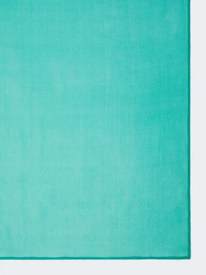 Silk georgette stole, green