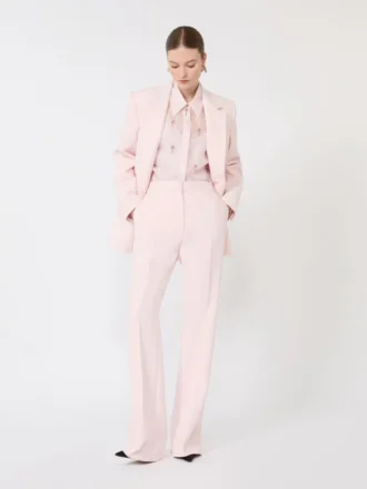 Silk organza shirt, pink