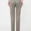 Slim-fit jersey mesh trousers, medium grey