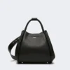 Small leather marine bag, black