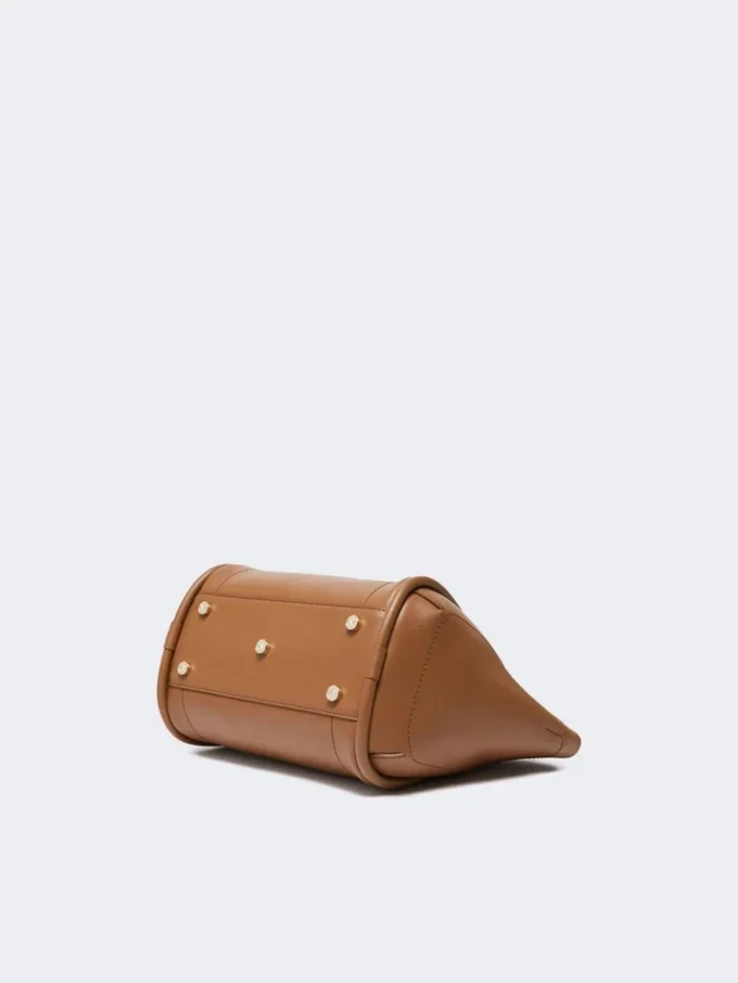 Small leather marine bag, brown bronze