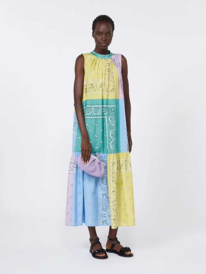 Small raffia-effect pasticcino bag, lilac