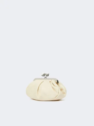 Small sheepskin pasticcino bag, ivory