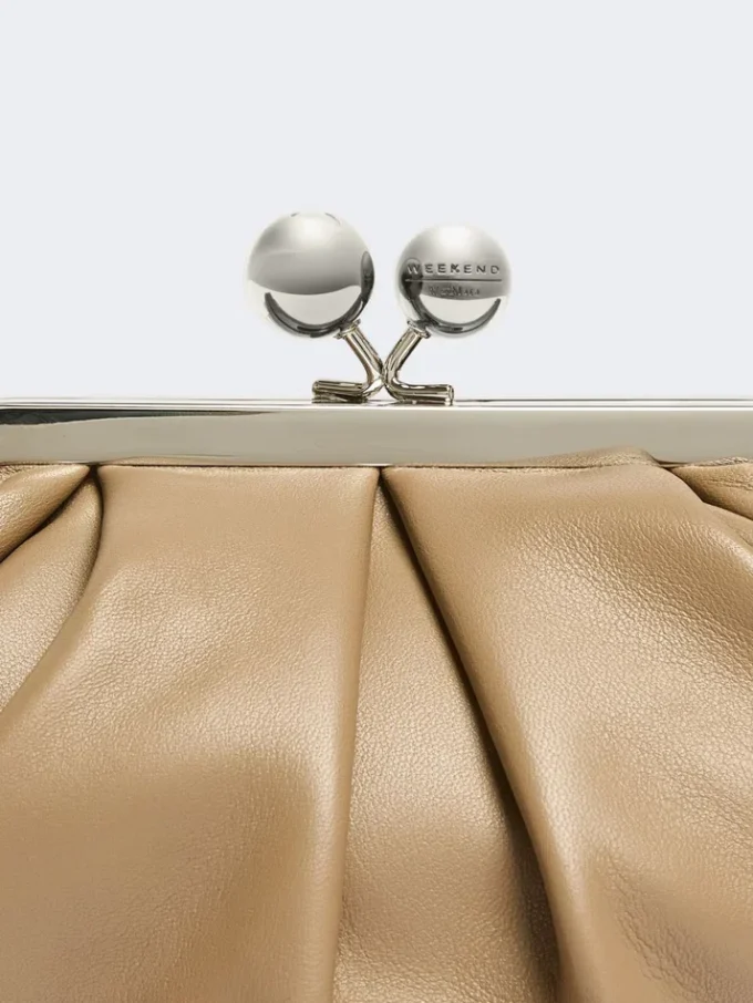 Small sheepskin pasticcino bag, turtledove