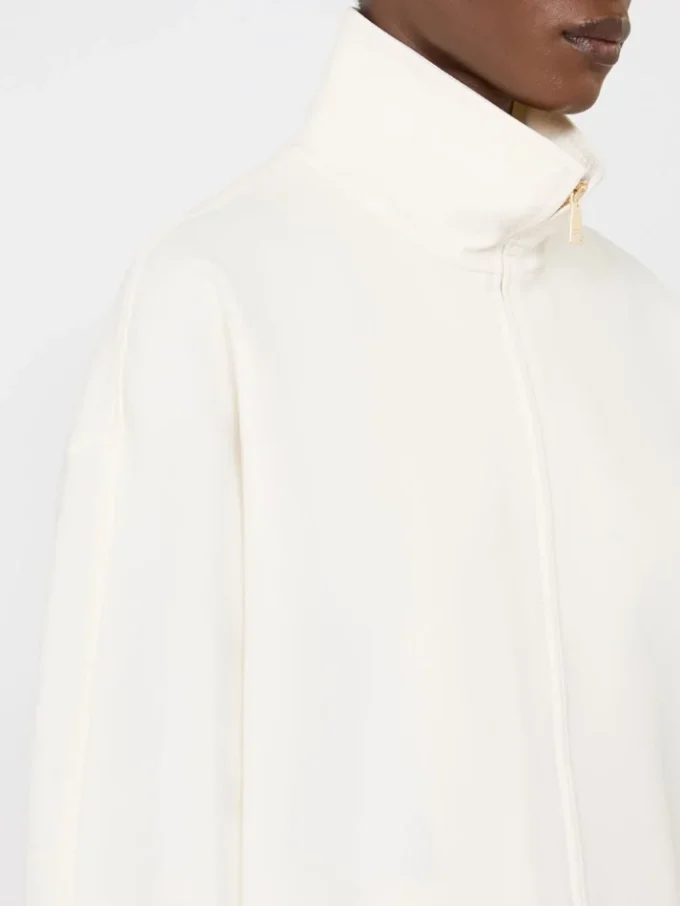 Soft scuba jersey jacket, ivory Soft scuba jersey jacket, ivory