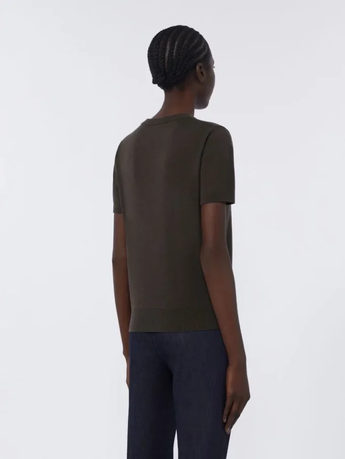 Soft wool sweater, dark green Soft wool sweater, dark green