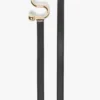 Sportmax monogram belt with buckle, black