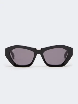 Square bold sunglasses, black