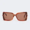 Square sunglasses, rust Square sunglasses, rust