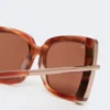 Square sunglasses, rust Square sunglasses, rust