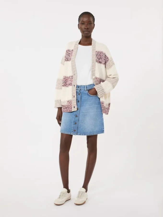 Stretch cotton t-shirt, white